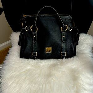Black Leather Dooney & Bourke